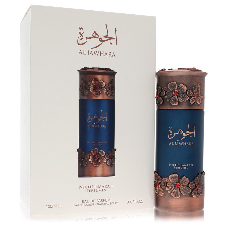 Niche Emarati Al Jawhara Cologne By Lattafa 3.4 Oz Eau De Parfum Spray For Men In Box