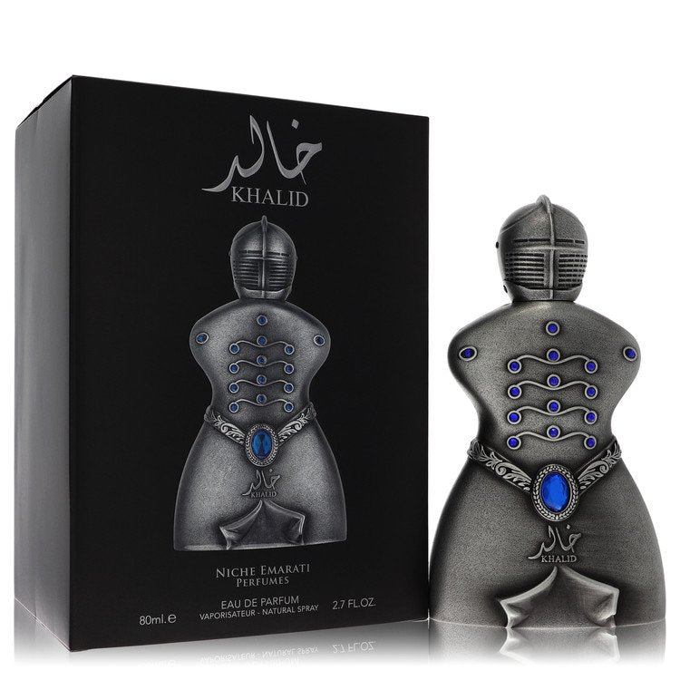 Niche Emarati Khalid Cologne by Lattafa Eau De Parfum Spray (Unisex) 2.7 oz for Men - Authentic Fragrance - Discount Men Perfume or Cologne Fragrance