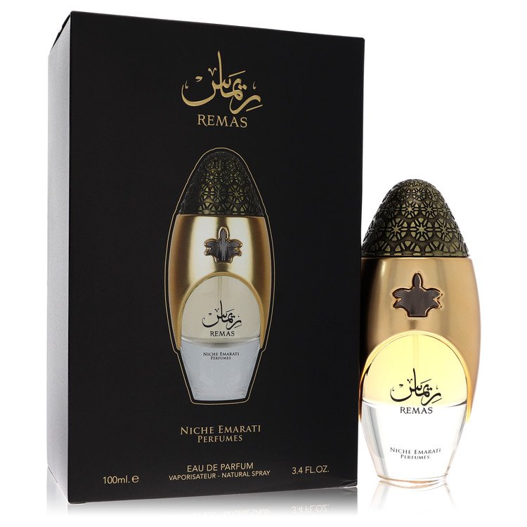 Niche Emarati Remas Cologne by Lattafa Eau De Parfum Spray (Unisex) 3.4 oz for Men - Authentic Fragrance - Discount Men Perfume or Cologne Fragrance