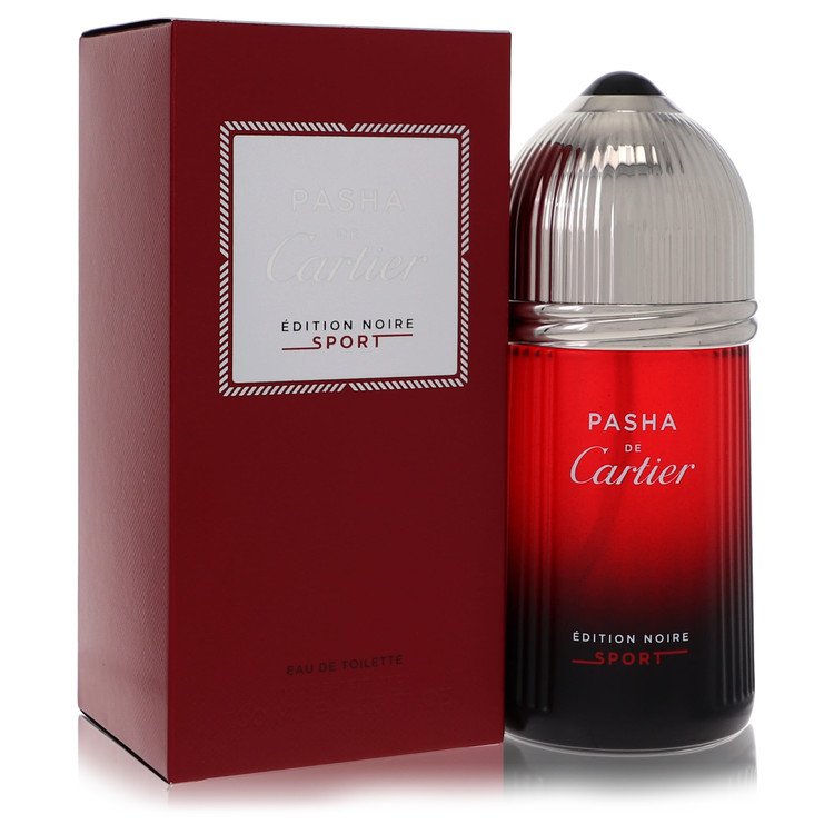 Pasha De Cartier Noire Sport Cologne by Cartier Eau De Toilette Spray 3.3 oz for Men - Authentic Fragrance - Discount Men Perfume or Cologne Fragrance