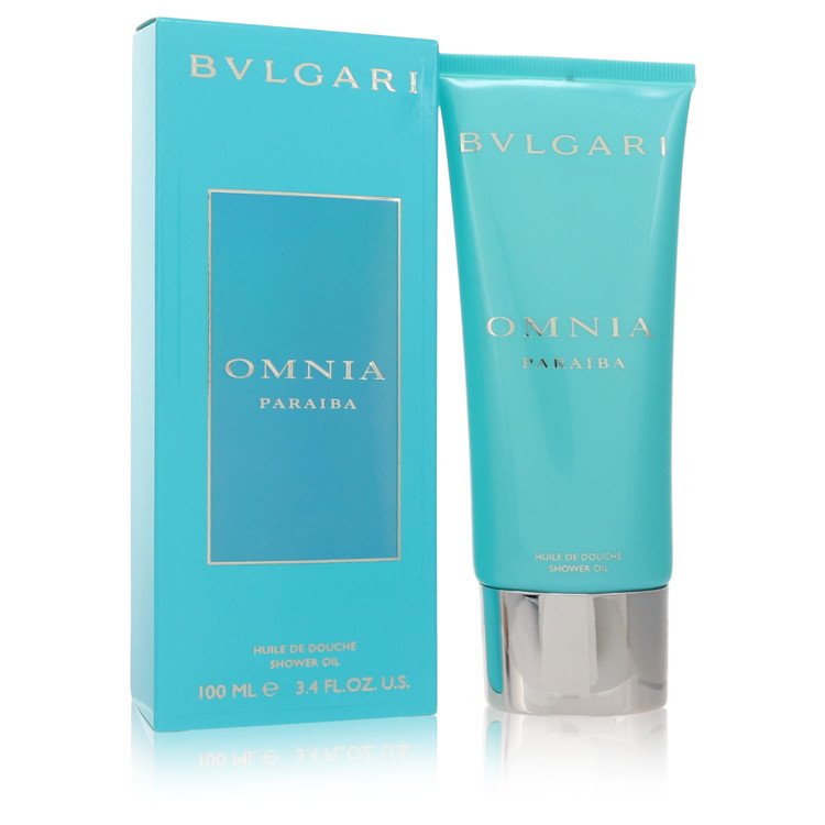 Omnia Paraiba Perfume by Bvlgari Shower Oil 3.4 oz for Women - Authentic Fragrance - Discount Women Perfume or Cologne Fragrance