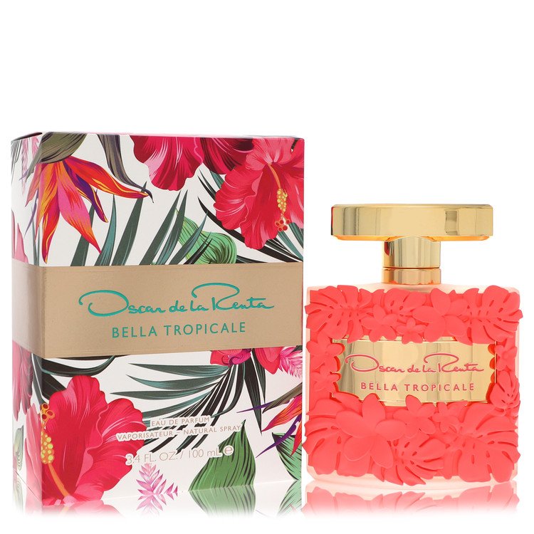 Oscar De La Renta Bella Tropicale Perfume by Oscar De La Renta Eau De Parfum Spray 3.4 oz for Women - Authentic Fragrance - Discount Women Perfume or Cologne Fragrance