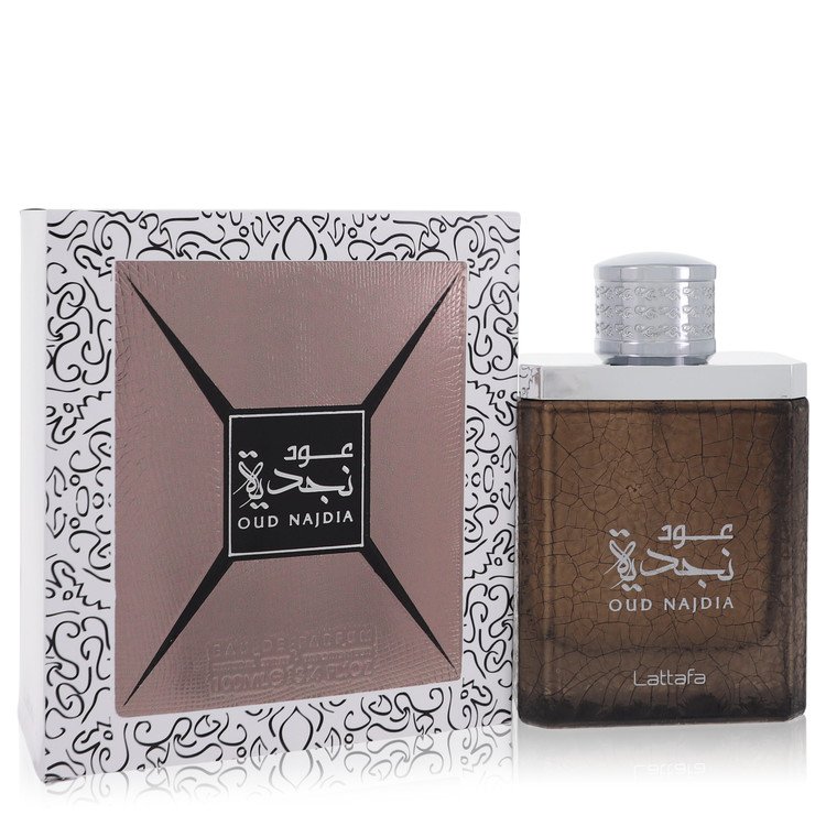 Oud Najdia Perfume by Lattafa Eau De Parfum Spray (Unisex) 3.4 oz for Women - Authentic Fragrance - Discount Women Perfume or Cologne Fragrance