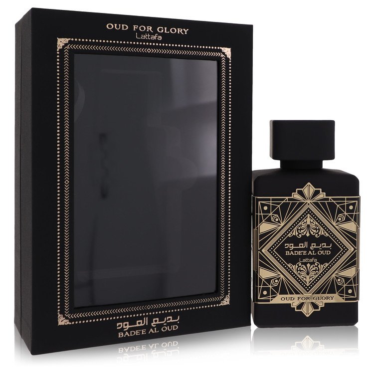 Lattafa Oud For Glory Badee Al Oud Perfume by Lattafa Eau De Parfum Spray (Unisex) 3.4 oz for Women - Authentic Fragrance - Discount Women Perfume or Cologne Fragrance