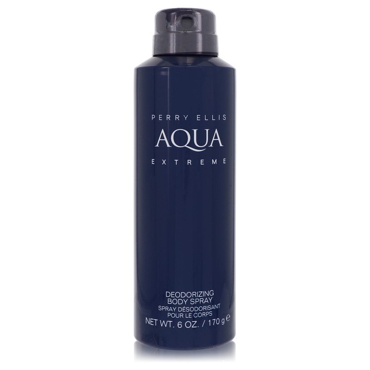 Perry Ellis Aqua Extreme Cologne by Perry Ellis Body Spray 6.8 oz for Men - Authentic Fragrance - Discount Men Perfume or Cologne Fragrance