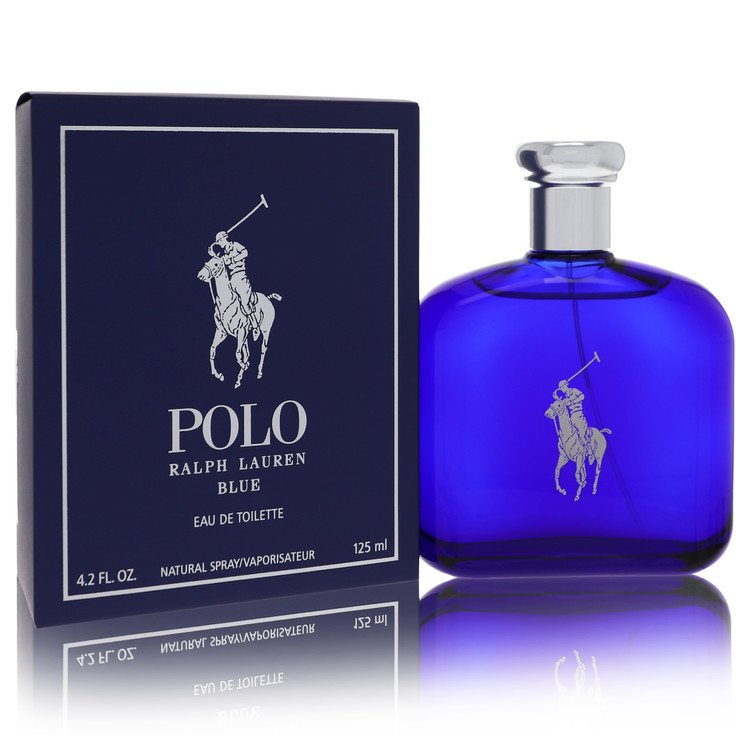 Polo Blue Cologne by Ralph Lauren Eau De Toilette Spray 4.2 oz for Men - Authentic Fragrance - Discount Men Perfume or Cologne Fragrance