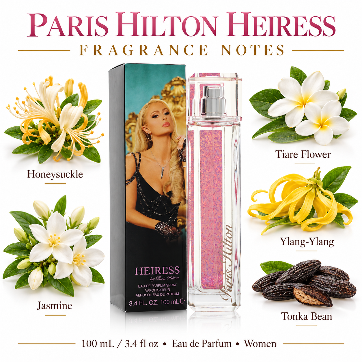 Paris Hilton Heiress fragrance notes