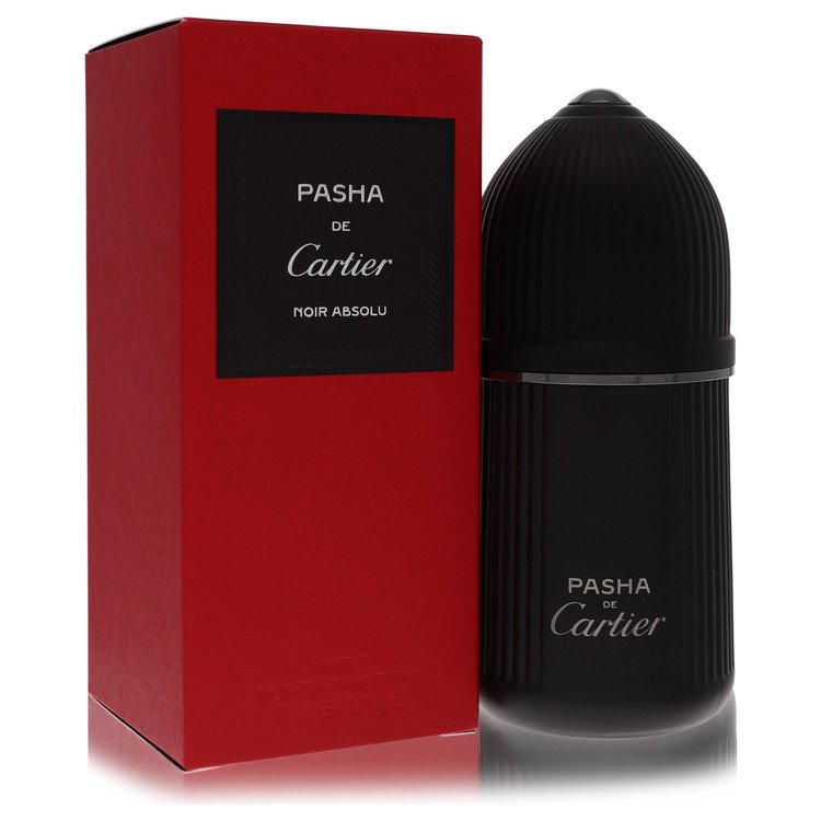 Pasha De Cartier Noire Absolu Cologne by Cartier Parfum Spray 3.3 oz for Men - Authentic Fragrance - Discount Men Perfume or Cologne Fragrance