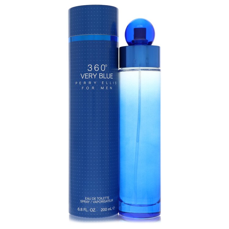 360 Very Blue by Perry Ellis 6.8 oz oz Eau De Toilette Spray for Men - Perfumes4All