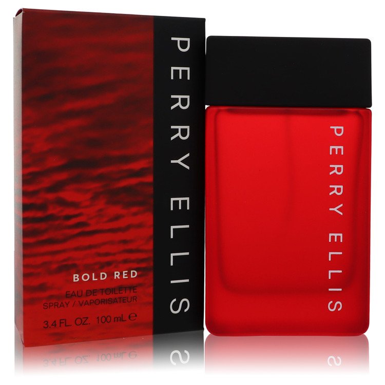 Perry Ellis Bold Red Cologne by Perry Ellis Eau De Toilette Spray 3.4 oz for Men - Authentic Fragrance - Discount Men Perfume or Cologne Fragrance