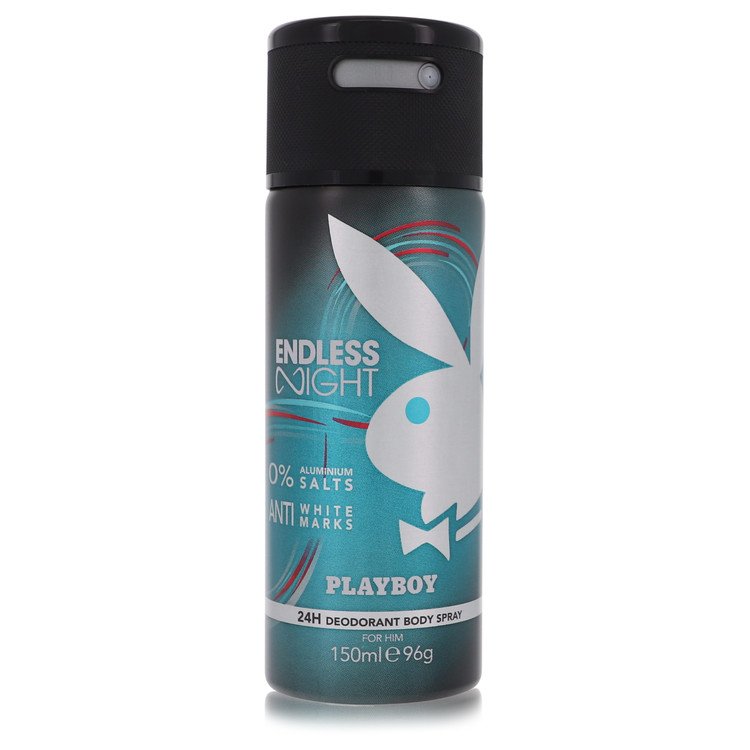Playboy Endless Night Cologne by Playboy Deodorant Spray 5 oz for Men - Authentic Fragrance - Discount Men Perfume or Cologne Fragrance
