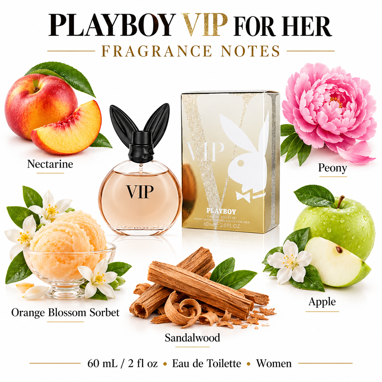 Playboy VIP For Her — fragrance notes