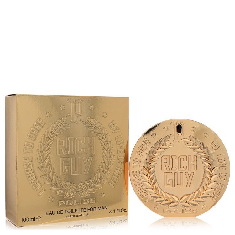 Police Rich by Police Colognes 3.4 oz oz Eau De Toilette Spray for Men - Perfumes4All