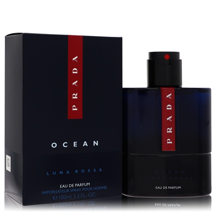 Prada Luna Rossa Ocean Cologne By Prada 3.3 Oz Eau De Parfum Refillable Spray For Men In Box