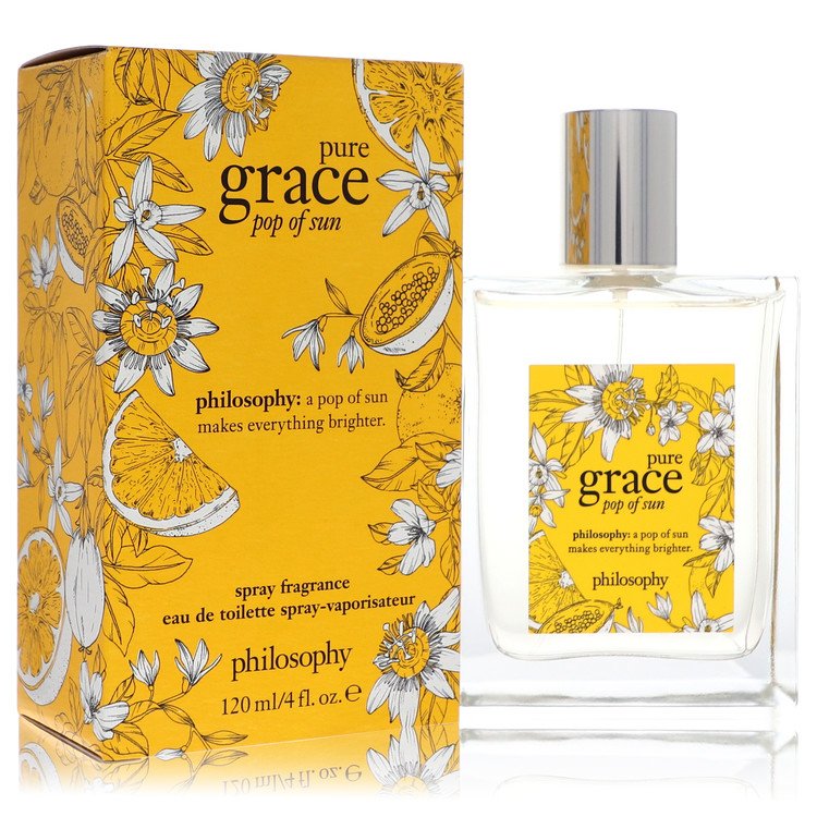 Pure Grace Pop Of Sun Perfume by Philosophy Eau De Toilette Spray 4 oz for Women - Authentic Fragrance - Discount Women Perfume or Cologne Fragrance