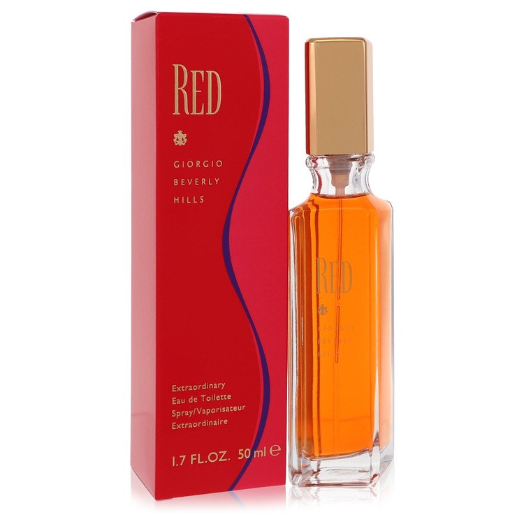 Red by Giorgio Beverly Hills 1.7 oz oz Eau De Toilette Spray for Women - Perfumes4All