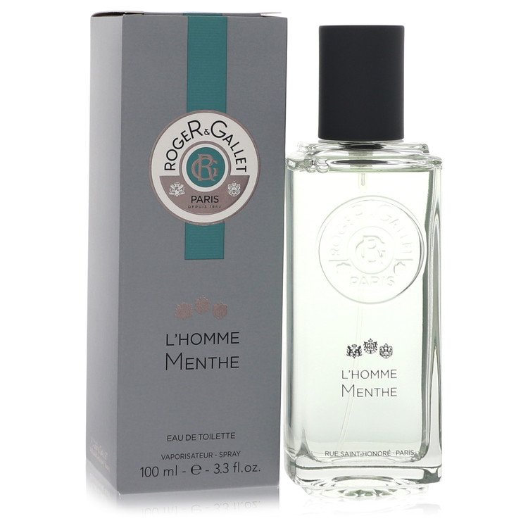 Roger & Gallet L'Homme Menthe Cologne by Roger & Gallet Eau De Toilette Spray 3.3 oz for Men - Authentic Fragrance - Discount Men Perfume or Cologne Fragrance