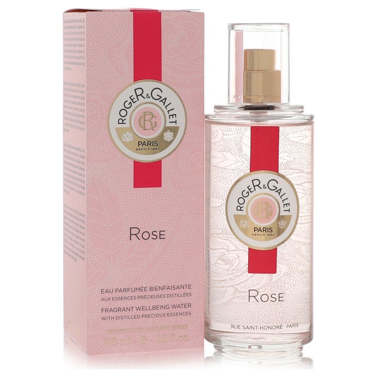 Rose by Roger & Gallet 3.3 oz oz Fragrant Wellbeing Water Spray 3.3 Oz Spray for - Perfumes4All