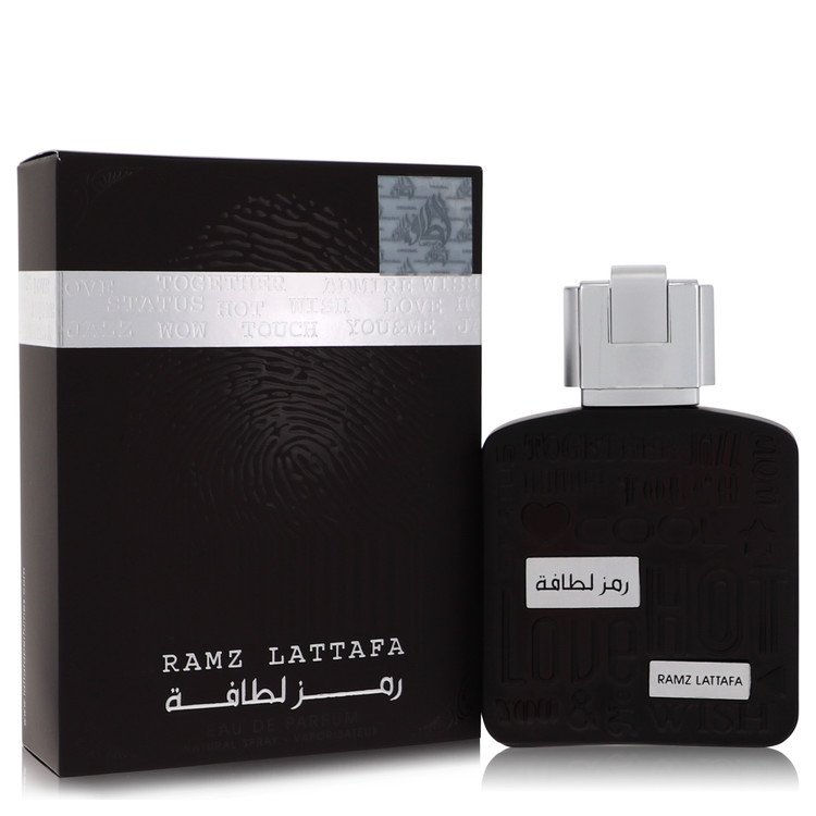 Ramz Silver by Lattafa 3.4 oz Eau De Parfum Spray for Men - Perfumes4All