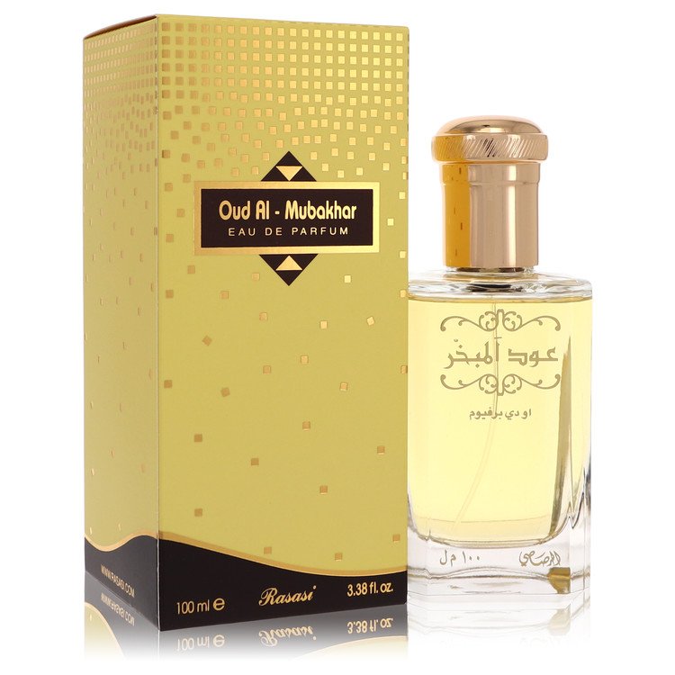 Rasasi Oud Al Mubakhar Perfume by Rasasi Eau De Parfum Spray (Unisex) 3.3 oz for Women - Authentic Fragrance - Discount Women Perfume or Cologne Fragrance