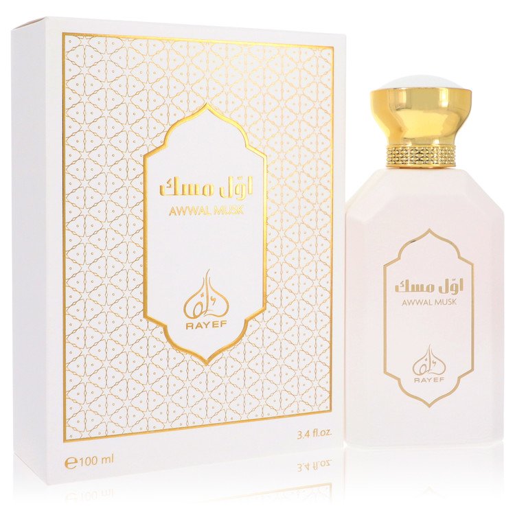 Rayef Awwal Musk Cologne by Rayef Eau De Parfum Spray (Unisex) 3.4 oz for Men - Authentic Fragrance - Discount Men Perfume or Cologne Fragrance