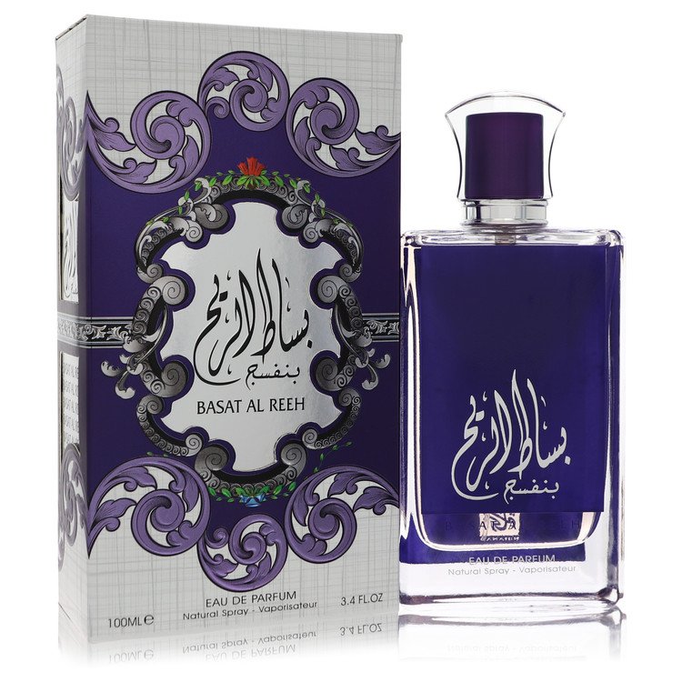 Basat Al Reeh Purple by Rihanah 3.4 oz oz Eau De Parfum Spray for Men