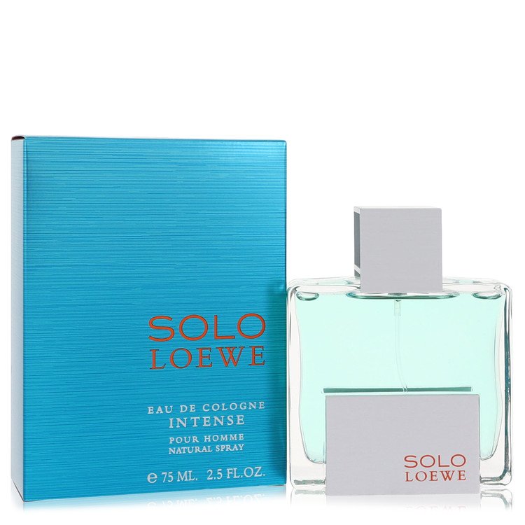 Solo Intense Cologne by Loewe Eau De Cologne Spray 2.5 oz for Men - Authentic Fragrance - Discount Men Perfume or Cologne Fragrance