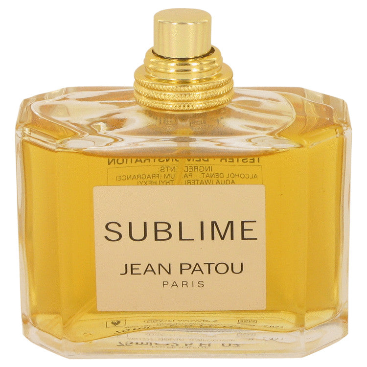 Sublime Perfume by Jean Patou Eau De Toilette Spray (Tester) 2.5 oz for Women - Authentic Fragrance - Discount Women Perfume or Cologne Fragrance