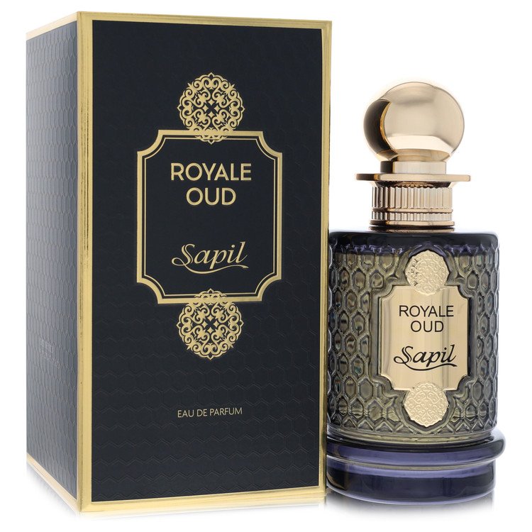 Sapil Royale Oud Cologne by Sapil Eau De Parfum Spray (Unisex) 3.4 oz for Men - Authentic Fragrance - Discount Men Perfume or Cologne Fragrance