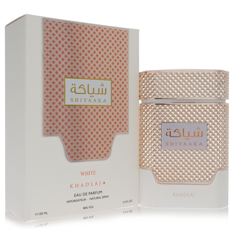 Shiyaaka White By by Khadlaj 3.4 oz oz Eau De Parfum Spray for Men - Perfumes4All