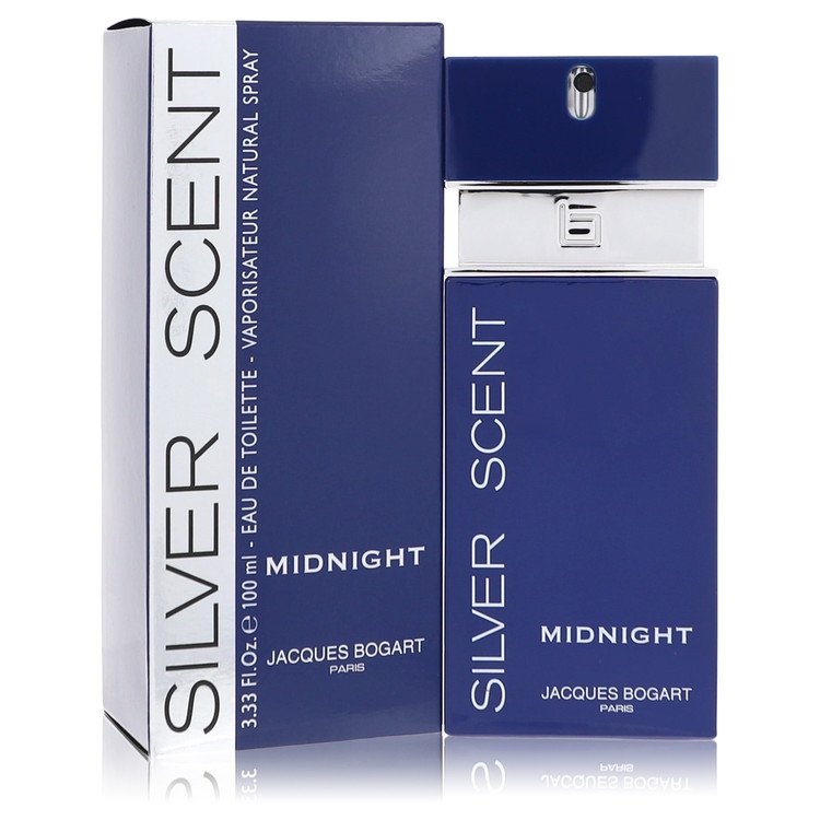 Silver Scent Midnight Cologne by Jacques Bogart Eau De Toilette Spray 3.4 oz for Men - Authentic Fragrance - Discount Men Perfume or Cologne Fragrance