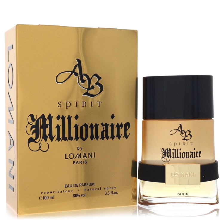 Spirit Millionaire Cologne by Lomani Eau De Parfum Spray 3.3 oz for Men - Authentic Fragrance - Discount Men Perfume or Cologne Fragrance