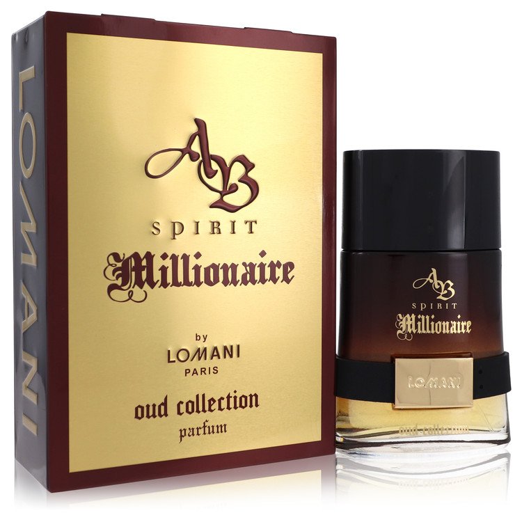 Spirit Millionaire Oud Collection Cologne by Lomani Eau De Parfum Spray 3.3 oz for Men - Authentic Fragrance - Discount Men Perfume or Cologne Fragrance
