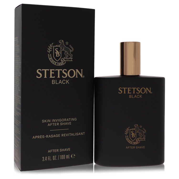 Stetson Black Cologne by Coty After Shave 3.4 oz for Men - Authentic Fragrance - Discount Men Perfume or Cologne Fragrance