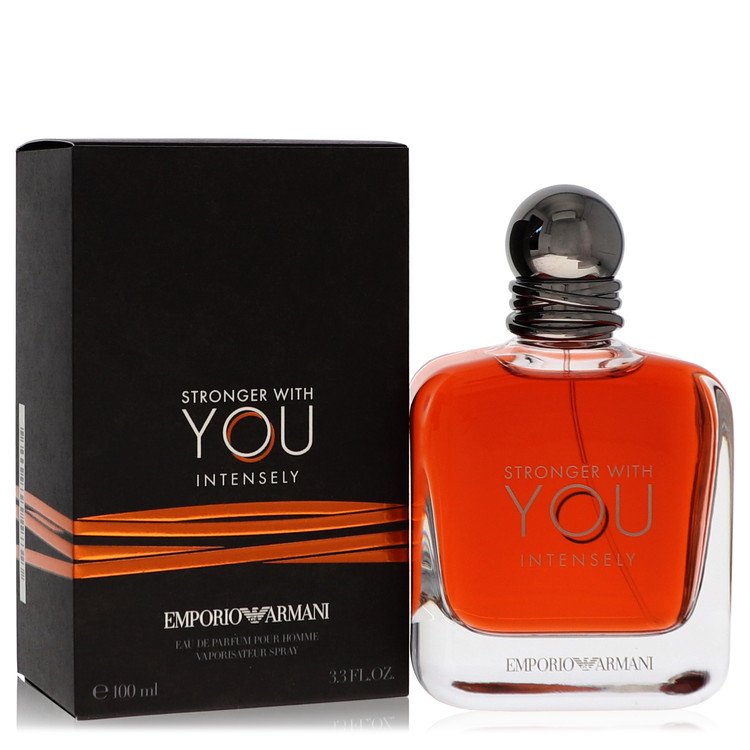 Emporio Armani Stronger With You Intensely Cologne By Giorgio Armani 3.4 Oz Eau De Parfum Spray For Men In Box