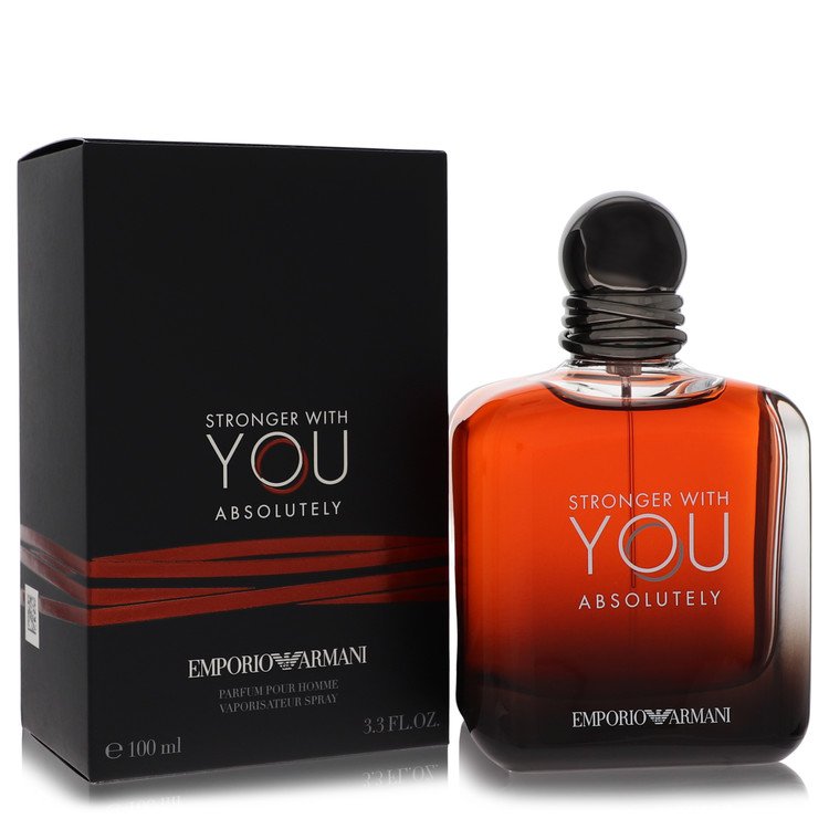 Emporio Armani Stronger With You Absolutely Cologne By Giorgio Armani 3.3 Oz Eau De Parfum Spray For Men In Box