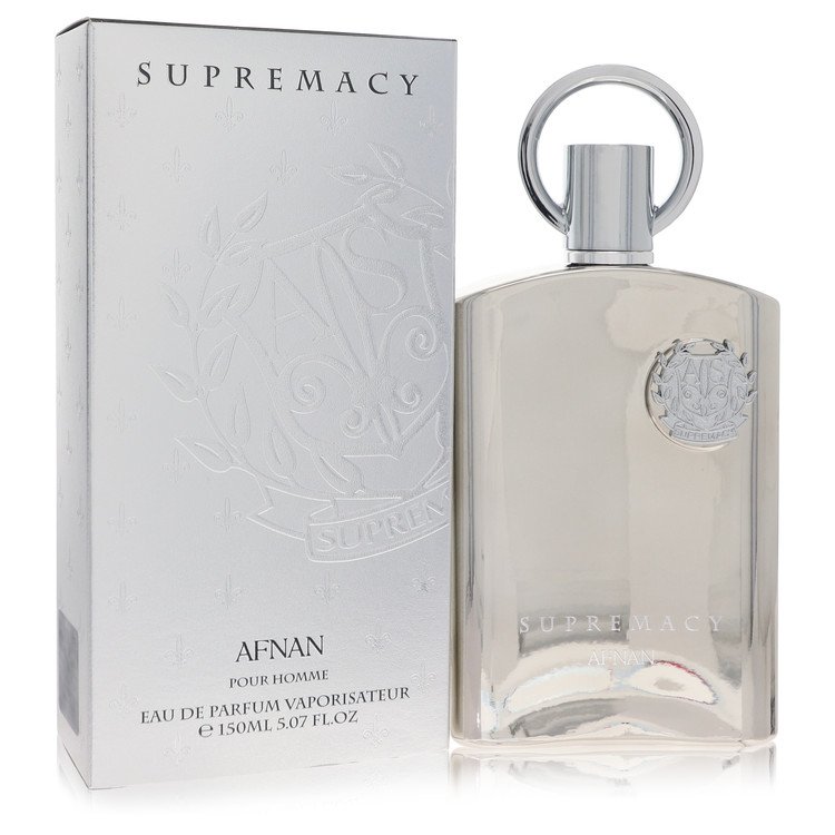 Supremacy Silver Cologne by Afnan Eau De Parfum Spray 5 oz for Men - Authentic Fragrance - Discount Men Perfume or Cologne Fragrance