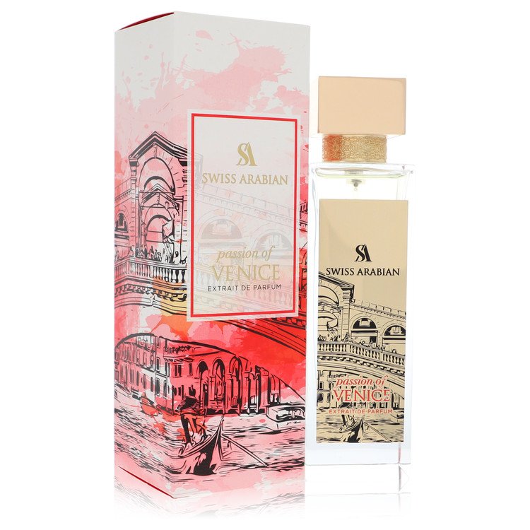 Swiss Arabian Passion of Venice Perfume by Swiss Arabian Extrait De Parfum Spray (Unixex) 3.4 oz for Women - Authentic Fragrance - Discount Women Perfume or Cologne Fragrance