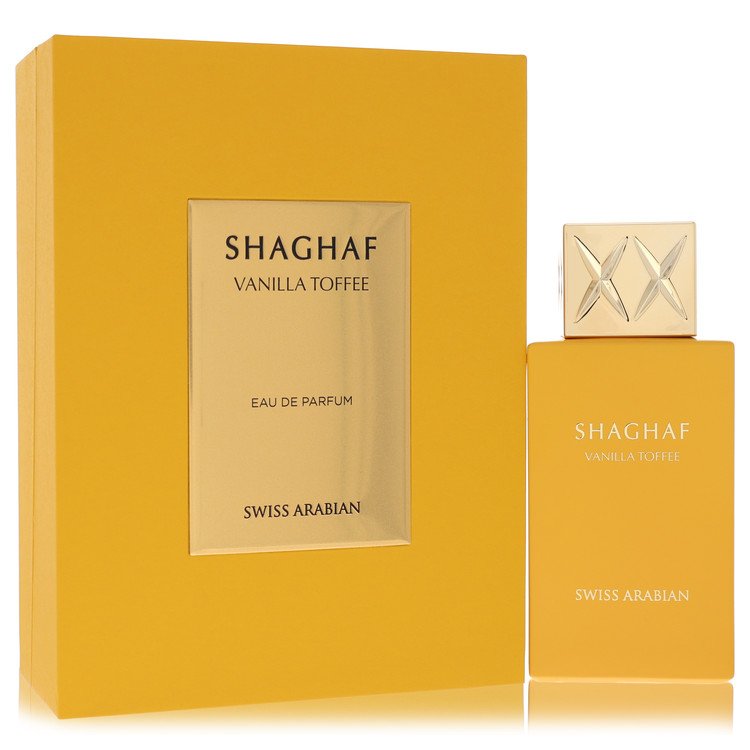 Swiss Arabian Shaghaf Vanilla Toffee Perfume by Swiss Arabian Eau De Parfum Spray (Unisex) 2.5 oz for Women - Authentic Fragrance - Discount Women Perfume or Cologne Fragrance