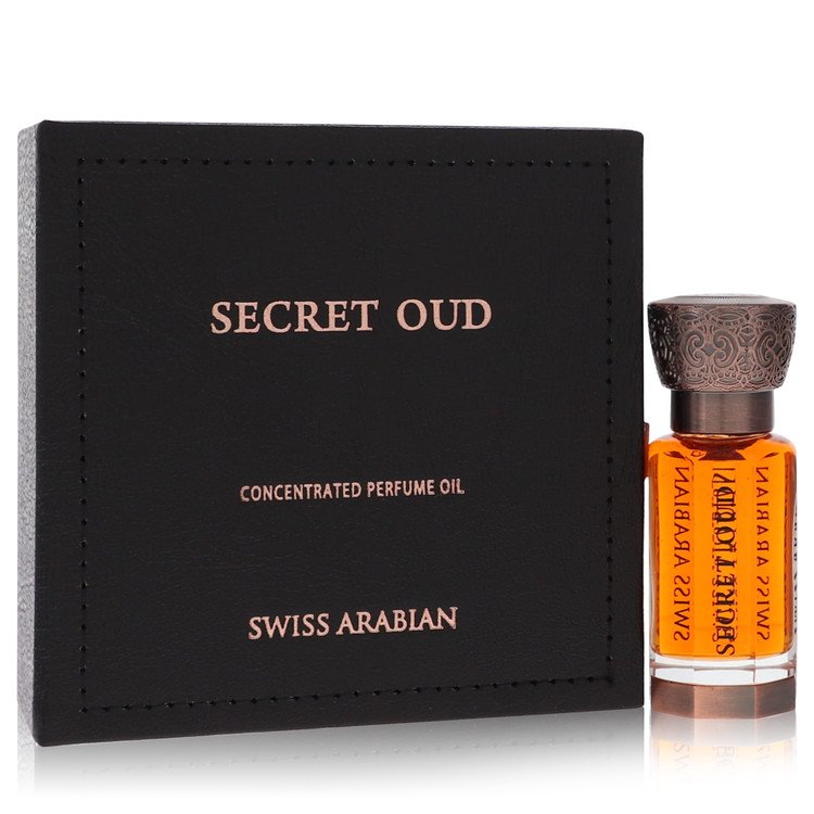 Swiss Arabian Secret Oud Cologne by Swiss Arabian Concentrated Perfume Oil (Unisex) .4 oz for Men - Authentic Fragrance - Discount Men Perfume or Cologne Fragrance