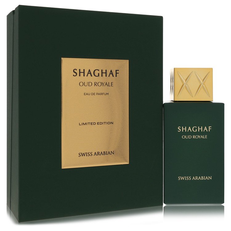 Swiss Arabian Shaghaf Oud Royale Cologne by Swiss Arabian Eau De Parfum Spray (Unisex) Limited Edition 2.5 oz for Men - Authentic Fragrance - Discount Men Perfume or Cologne Fragrance