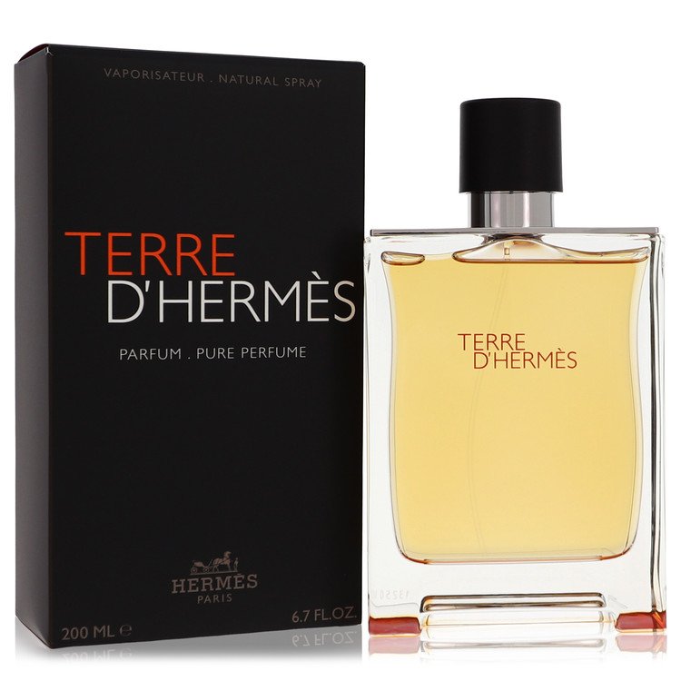 Terre D'Hermes Cologne by Hermes Pure Perfume Spray 6.7 oz for Men - Authentic Fragrance - Discount Men Perfume or Cologne Fragrance