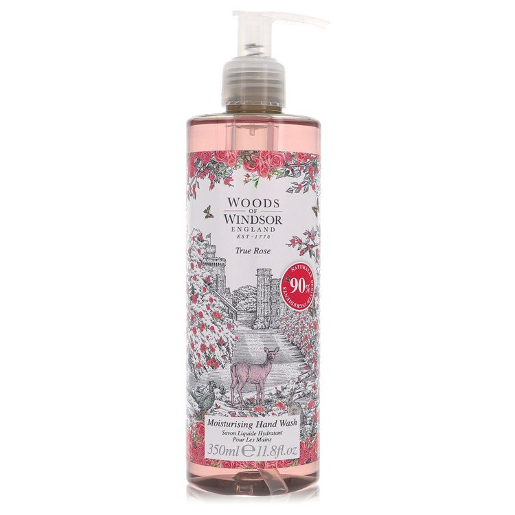 True Rose Perfume by Woods of Windsor Hand Wash 11.8 oz for Women - Authentic Fragrance - Discount Women Perfume or Cologne Fragrance
