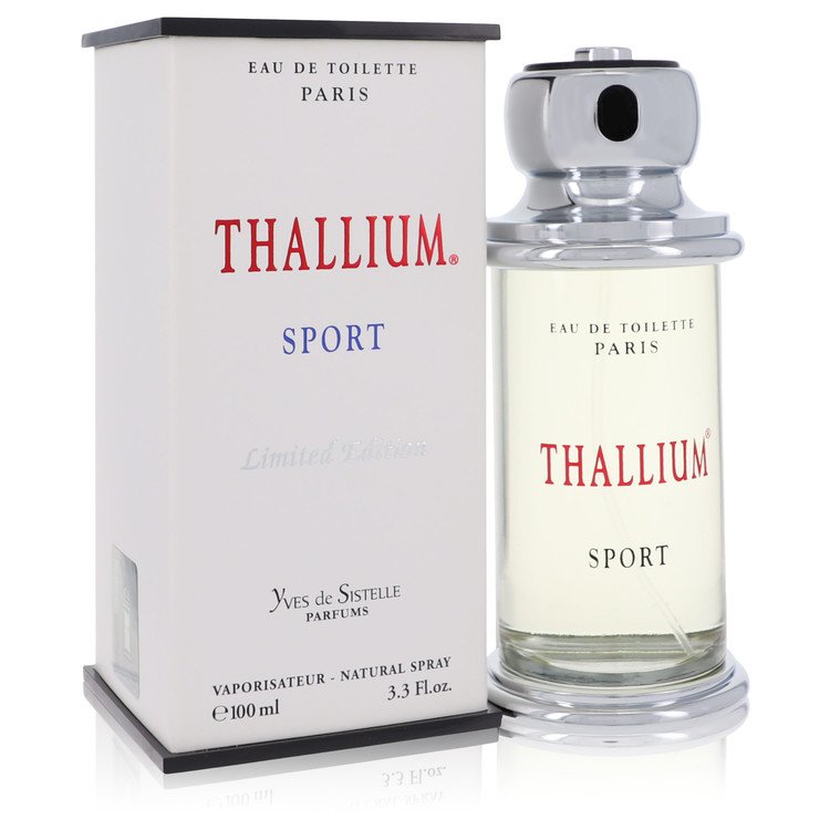 Thallium Sport Cologne by Parfums Jacques Evard Eau De Toilette Spray (Limited Edition) 3.4 oz for Men - Authentic Fragrance - Discount Men Perfume or Cologne Fragrance