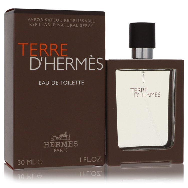 Terre D'Hermes Cologne by Hermes Eau De Toilette Spray Spray Refillable 1 oz for Men - Authentic Fragrance - Discount Men Perfume or Cologne Fragrance