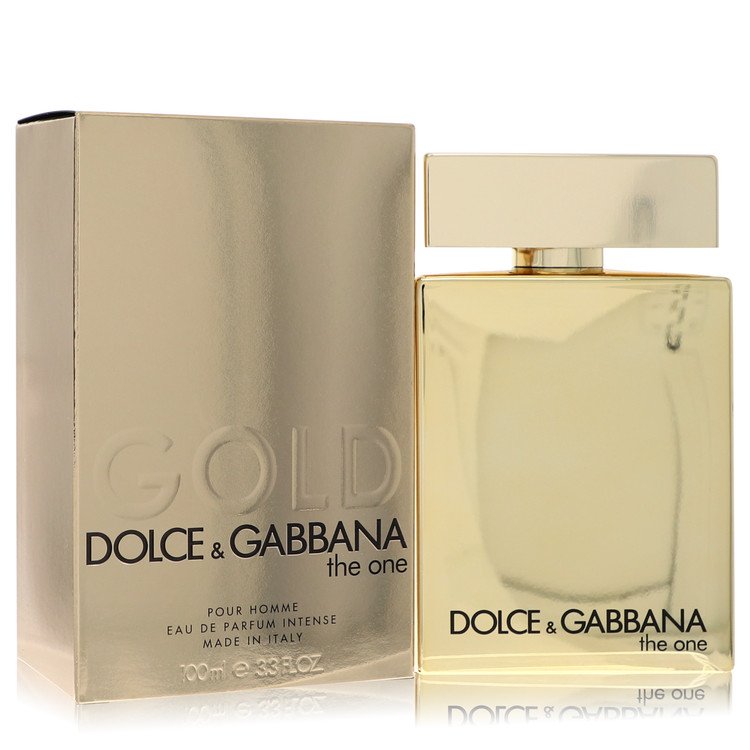 The One Gold Cologne by Dolce & Gabbana Eau De Parfum Intense Spray 3.3 oz for Men - Authentic Fragrance - Discount Men Perfume or Cologne Fragrance