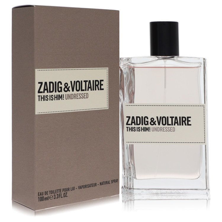 This Is Him Undressed Cologne by Zadig & Voltaire Eau De Toilette Spray 3.3 oz for Men - Authentic Fragrance - Discount Men Perfume or Cologne Fragrance