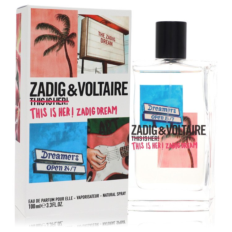 This Is Her! Zadig Dream Perfume by Zadig & Voltaire Eau De Parfum Spray 3.4 oz for Women - Authentic Fragrance - Discount Women Perfume or Cologne Fragrance