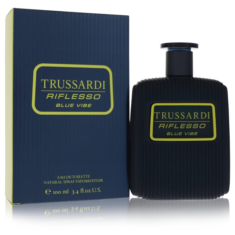 Trussardi Riflesso Blue Vibe Cologne by Trussardi Eau De Toilette Spray 3.4 oz for Men - Authentic Fragrance - Discount Men Perfume or Cologne Fragrance