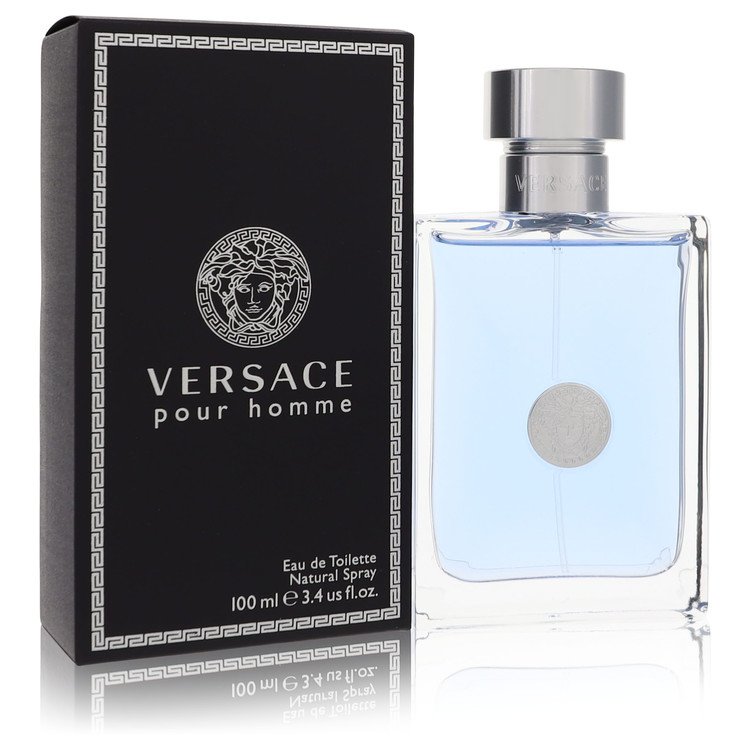 Versace Pour Homme Cologne by Versace Eau De Toilette Spray 3.4 oz for Men - Authentic Fragrance - Discount Men Perfume or Cologne Fragrance